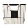 Medium Black Wire Basket Set With Chalkboard Labels & Liner