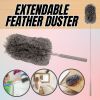 Adjustable Soft Microfiber Feather Duster Dusting Brush Household Cleaning Tool
