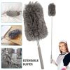 Adjustable Soft Microfiber Feather Duster Dusting Brush Household Cleaning Tool