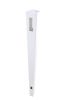 Line Post for White Vinyl Routed Fence Caps Included set of 2