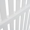 Privacy Screen Panels Kit Air Conditioner Trash Can Enclosure Vinyl white color