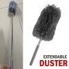 Adjustable Soft Microfiber Feather Duster Dusting Brush Household Cleaning Tool