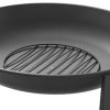 28" Round Wood Burning Fire Pit, Steel Frame