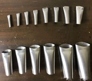 Stainless Steel Rubber Duck Mouth Type Outer Wall Glue (Option: 21mm)