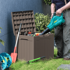 All-Weather 32 Gallon Patio Deck Box with Seat